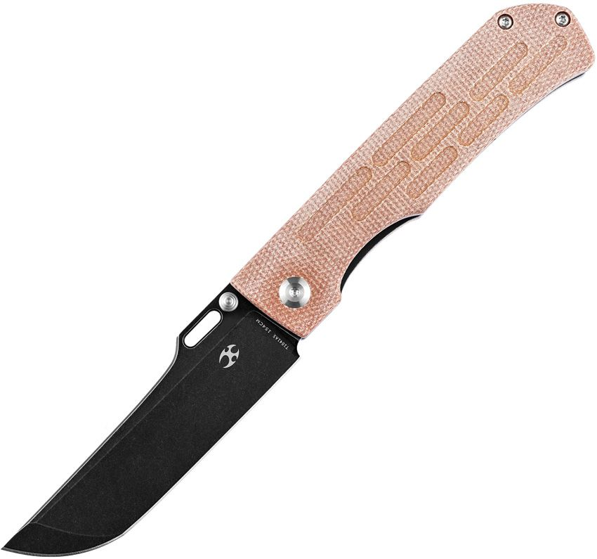 Kansept Knives Reedus Linerlock Brown Micarta