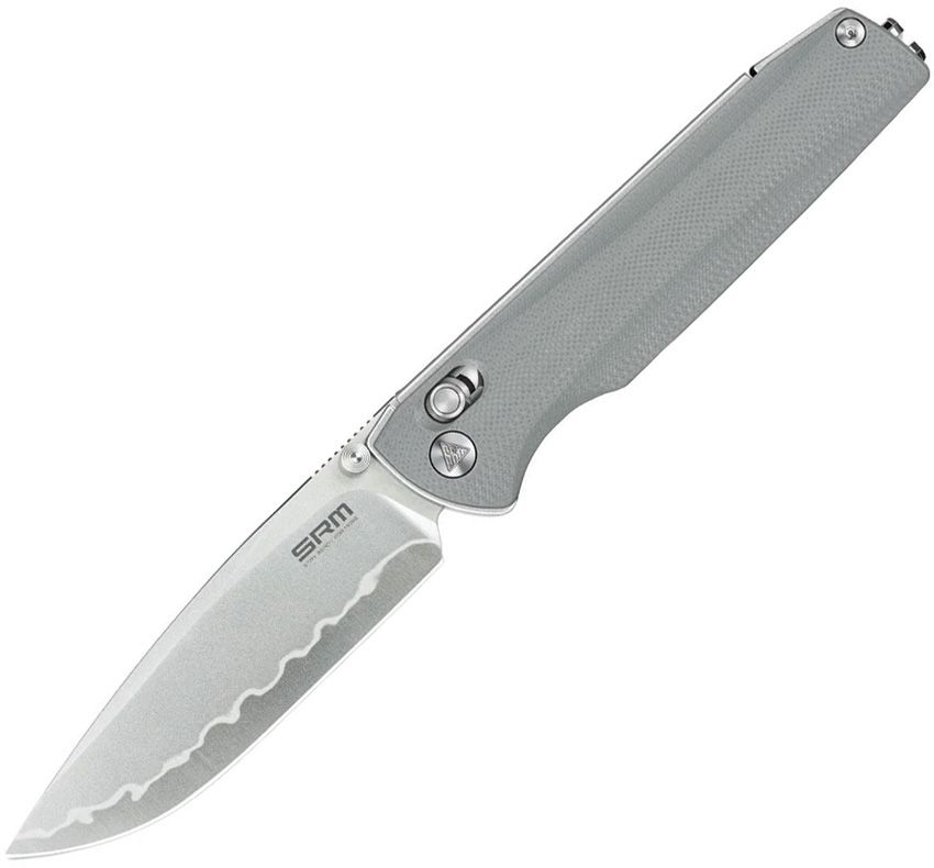 SRM Knives Terrier Ambi Lock Gray